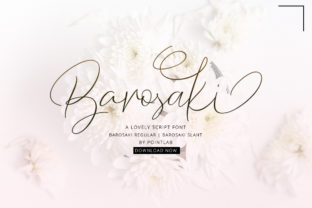 Barosaki: A Font That Combines Tradition and Modernity