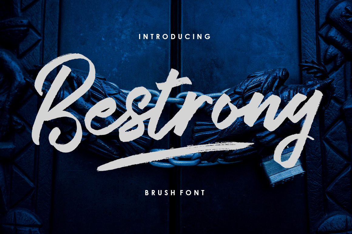 Bestrong: A Unique Brush Font for Creative Projects