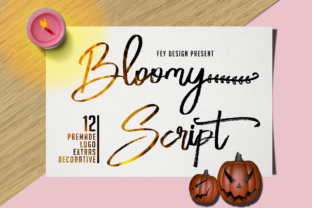 Bloomy Script: A Beautiful and Informal Handwritten Font for Creative Projects