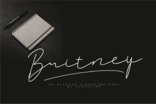 Britney Signature: Elegant, Professional, and Perfect for Design