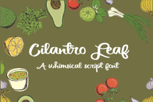 Cilantro Leaf: A Whimsical Script for Creative Expression
