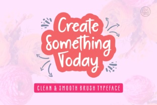 Create Something Today: A Playful Handwritten Font for Unique Design Expressions