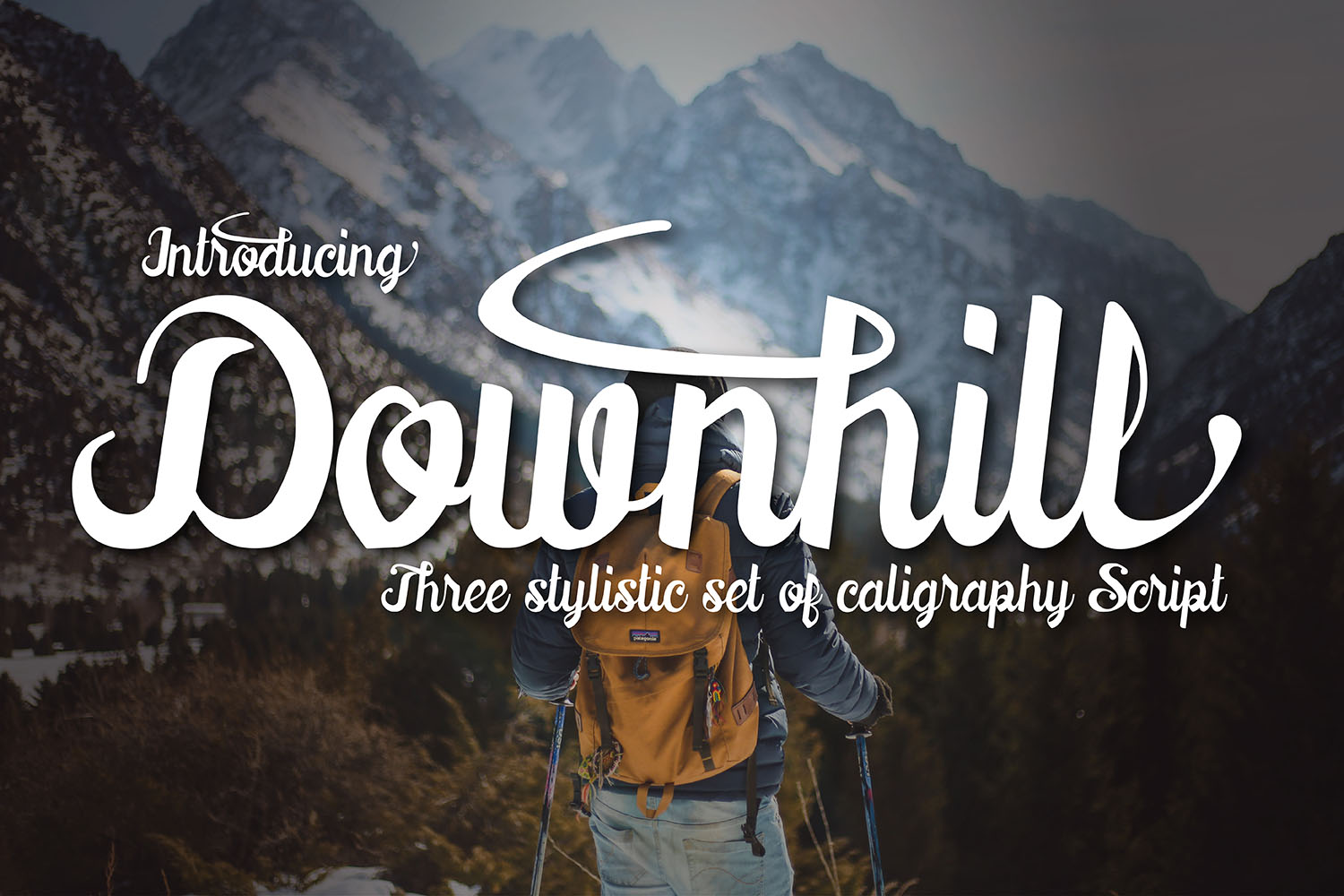 Downhill: A Modern Calligraphy Font