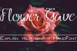 Flower Grave: A Beautiful Script Font