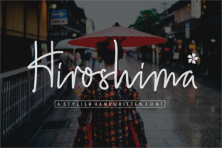 Hiroshima: A Stylish Handwritten Font for Creative Projects