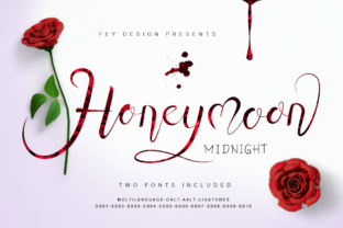 Honey Moon Midnight: A Beautiful Handlettered Script Font for Every Project