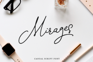 Mirages: A Beautiful Calligraphy Script Font