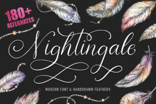 Nightingale Script: A Magical Touch for Modern Design