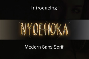 Nyoehoka: A Vibrant Font for Dynamic Designs