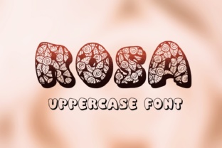 Rosa: A Hand-Drawn Uppercase Typeface with a Touch of Elegance