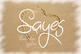 Sayes: A Handwritten Typeface for Creative and Practical Use
