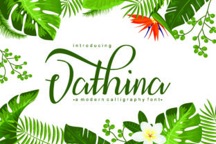 Vathina: A Script Font That Elevates Design with Elegance